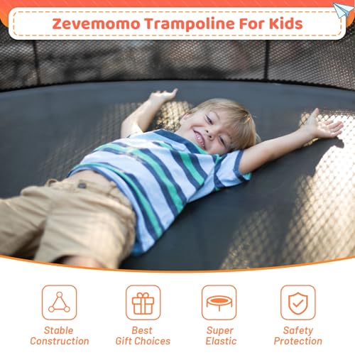 12FT 14FT 16FT Outdoor Trampoline with Ladder & Safety Net S646