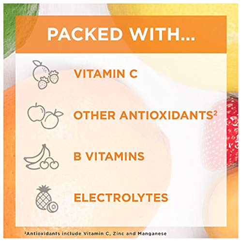 Raspberry Flavor Vitamin C Powder Supplement - 10 Count E16703