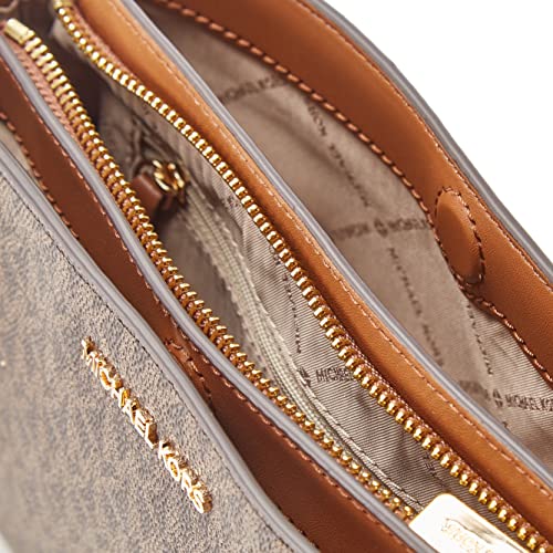 Leather Medium Triple Compartment Crossbody N381521