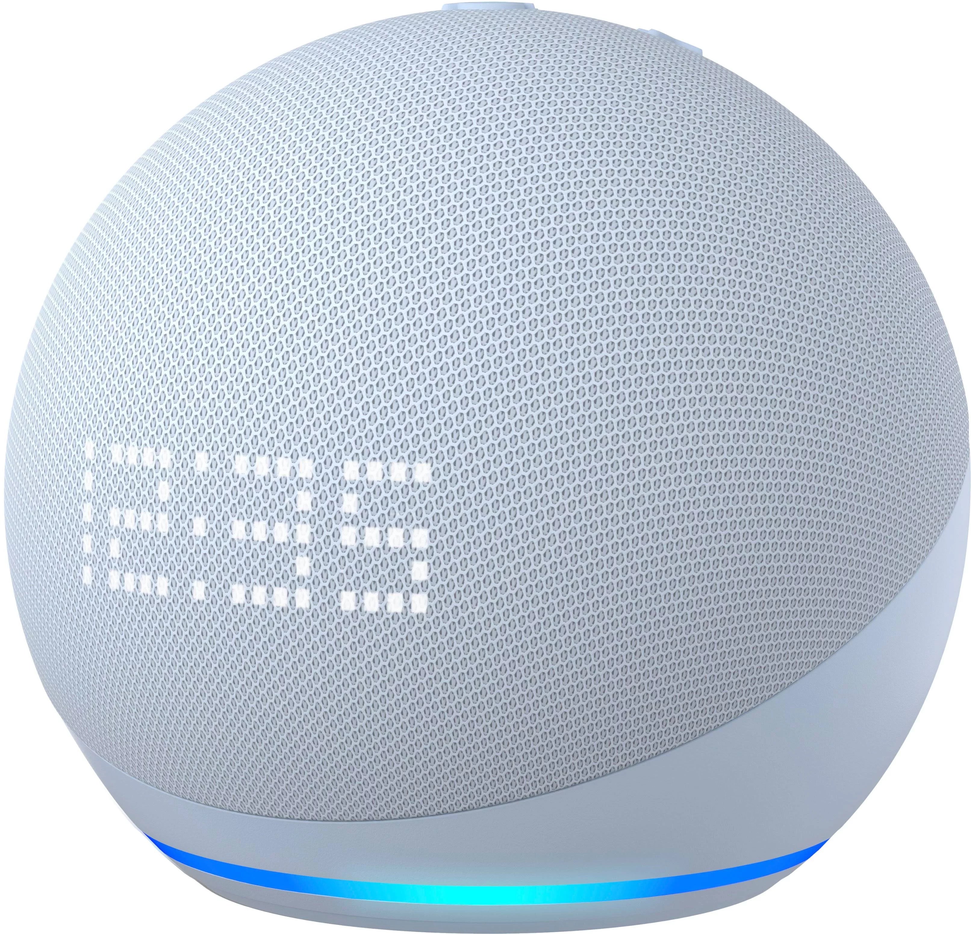 Cloud Blue Smart Speaker with Clock X4791