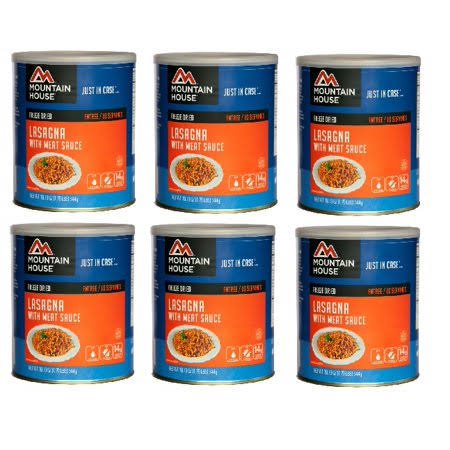 Freeze Dried Lasagna with Meat Sauce - 6 Cans R5051