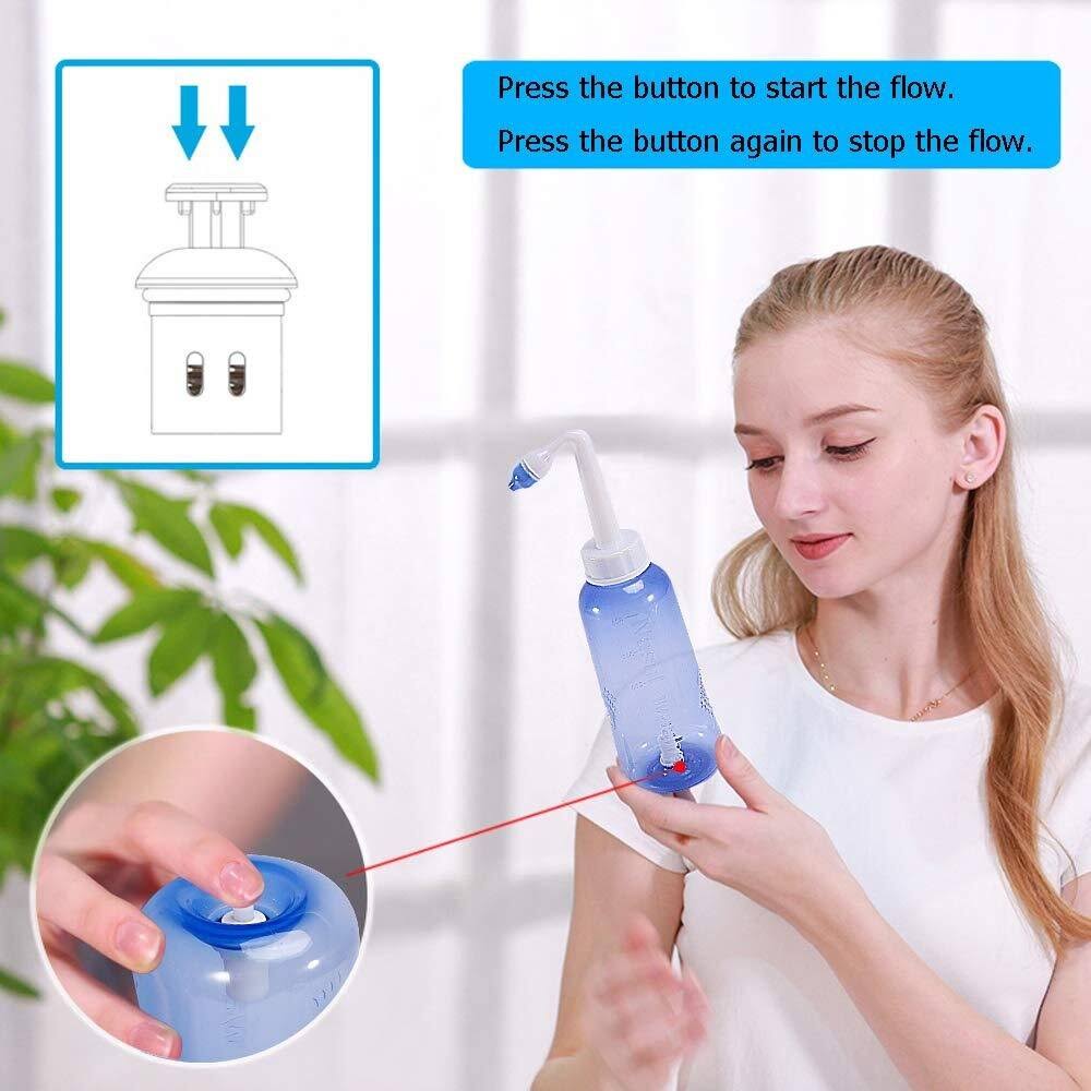 300ml Bottle with 120 Packets Neti Salt Nasal Rinse Kit G45558