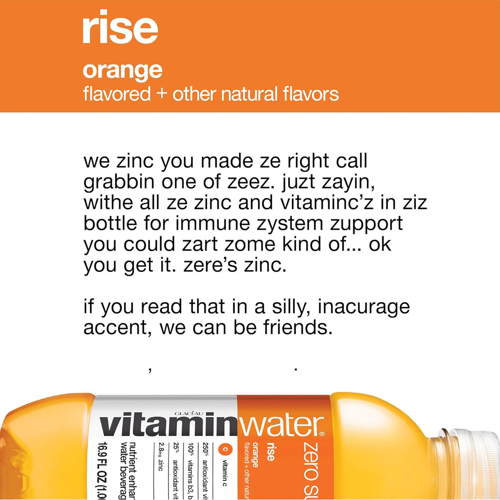 16.9 Fl Oz Pack of 24 Electrolyte Enhanced Orange Water I227