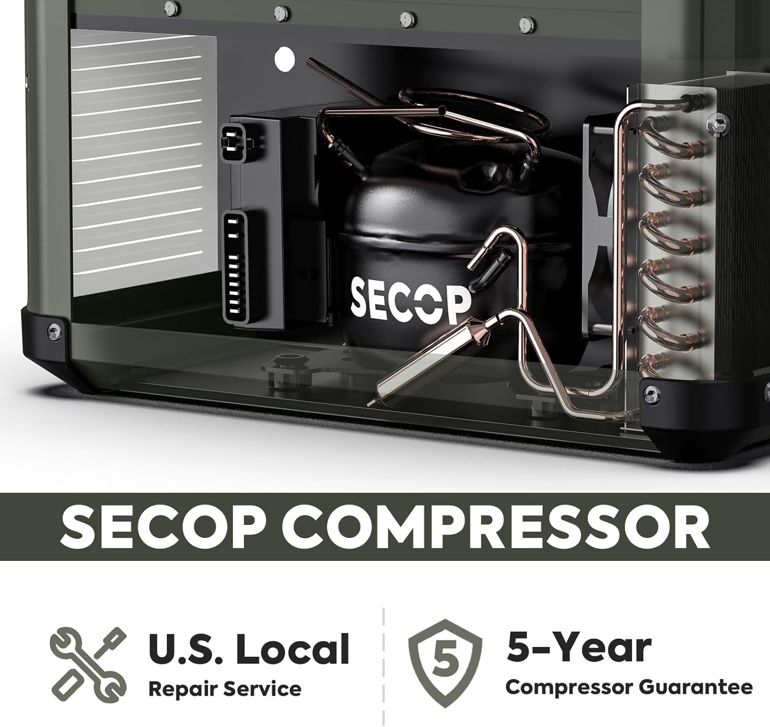 78Qt Dual Zone Portable Refrigerator Freezer H320