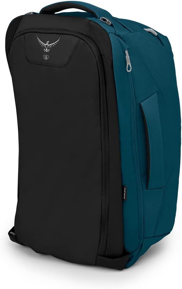 40L Women's Travel Backpack, Night Jungle Blue Q682