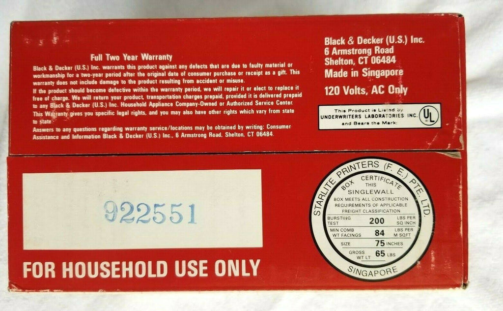 Black Electric Can Opener D551178