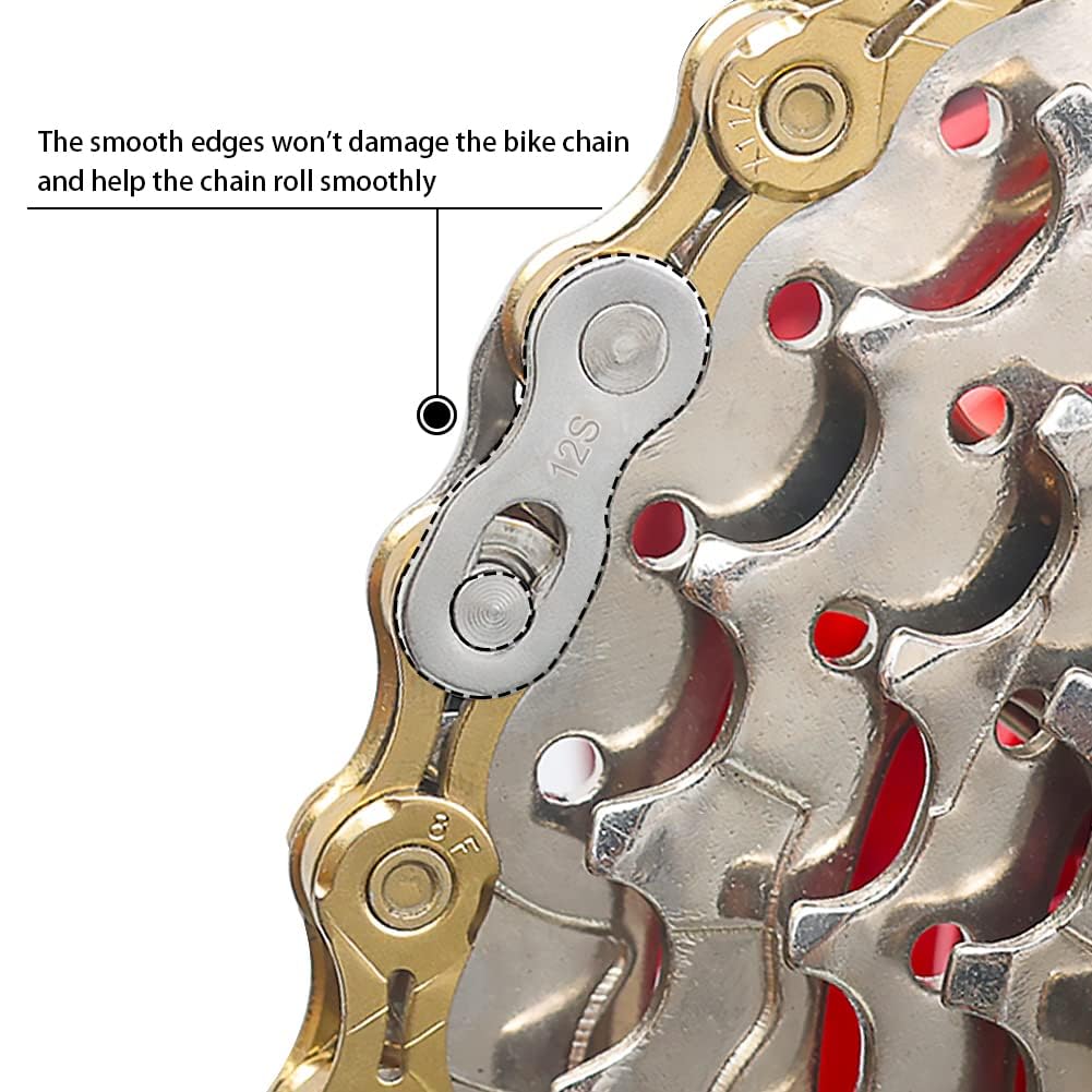 12 Speed Reusable Metal Bicycle Master Link Connector 5 Set Pack H7042