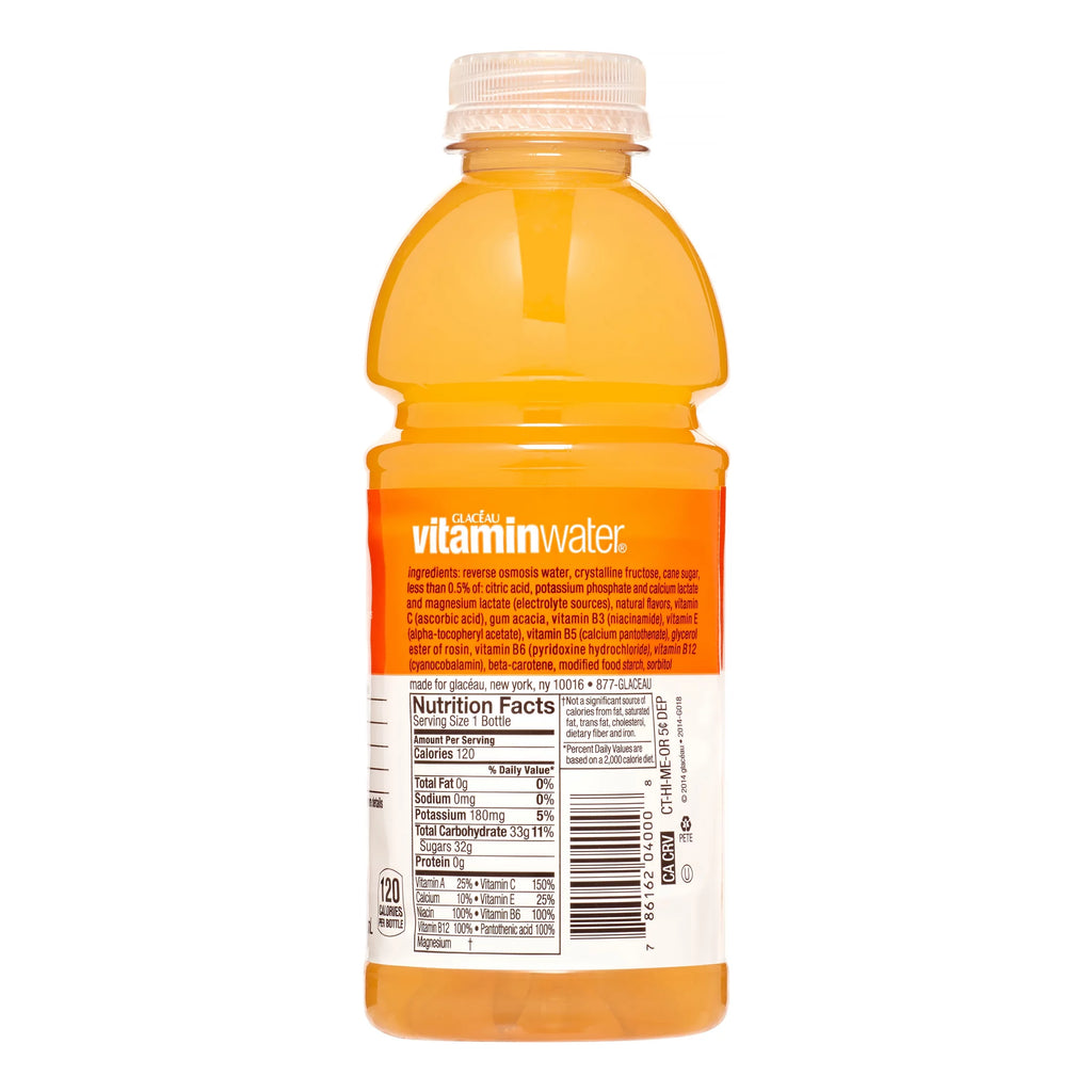 Orange 20 Fl Oz 24 Ct Vitaminwater S7196