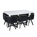 Black Marble Dining Set E825