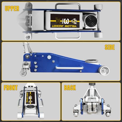 2.5 Ton Hydraulic Low Profile Floor Jack with Carrying Case D80225