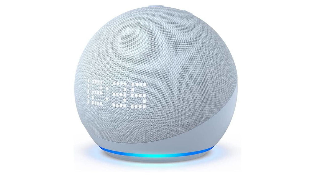 Cloud Blue Smart Speaker with Clock X4791