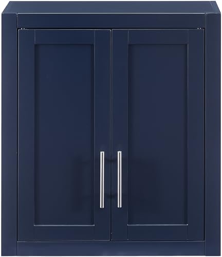 White Wall Mounted Bathroom Storage Medicine Cabinet with Shelves Z85442