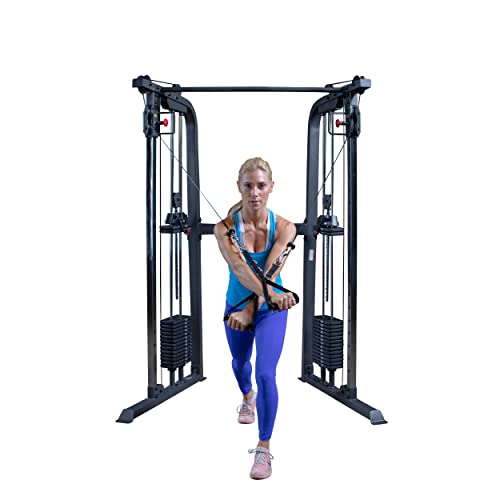 Cable Crossover Exercise Machine with Dual Weights Stack R681525