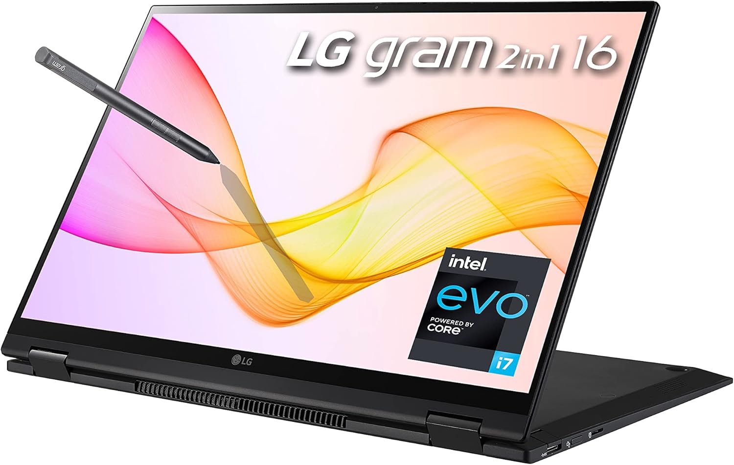 16" WQXGA 2-in-1 Touch Display Laptop, Intel Core i7, 16GB RAM, 2TB SSD, Black V160737