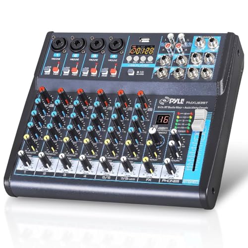 8 Channel Digital USB Bluetooth Audio Mixer O8825