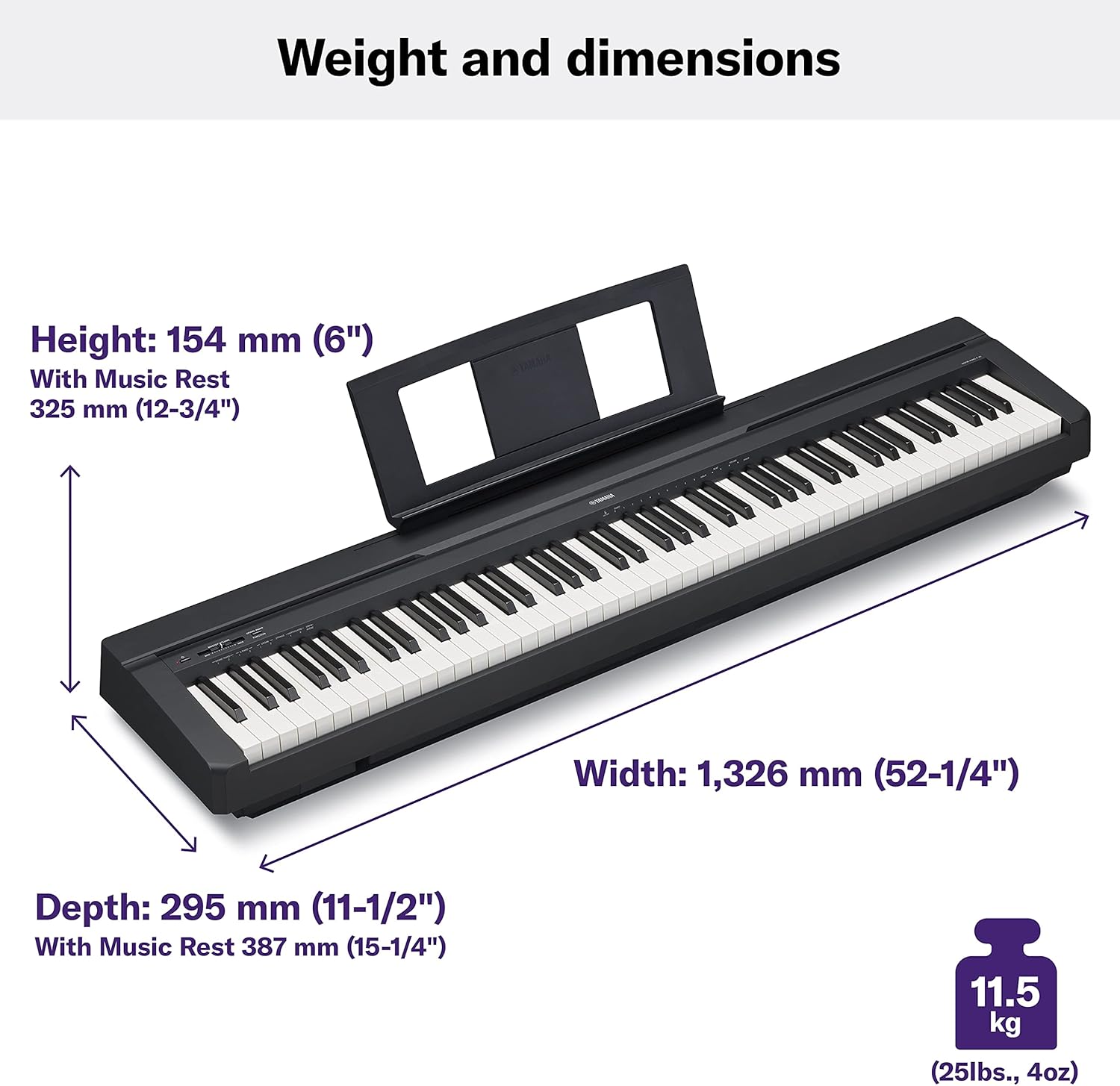 88-Key Weighted Digital Piano X115