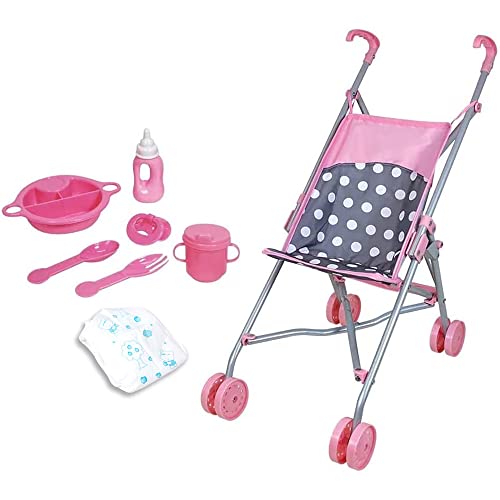 5 Piece Doll Nursery Play Set with Accessories W43606