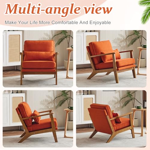 Navy Blue Linen Fabric Accent Chair Set of 2 N53890