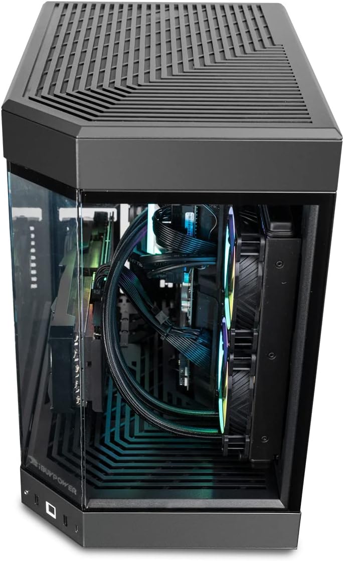 Black Gaming PC Desktop Intel Core i9 13900KF NVIDIA GeForce RTX 4070 12GB 32GB DDR5 1TB NVMe Windows 11 Home K4362