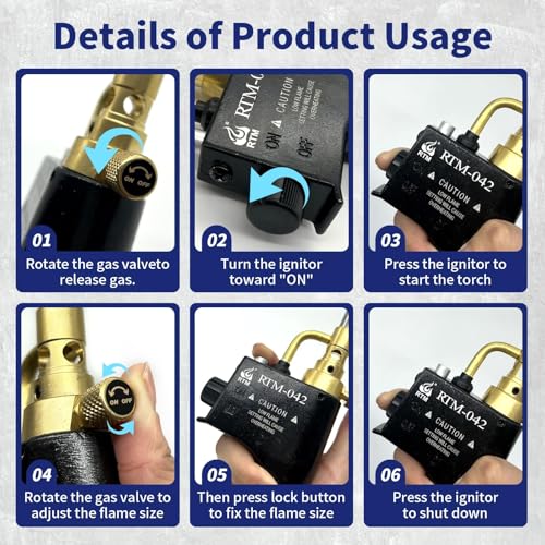 Propane Torch Head, Trigger Start Gas Torch Kit H2121