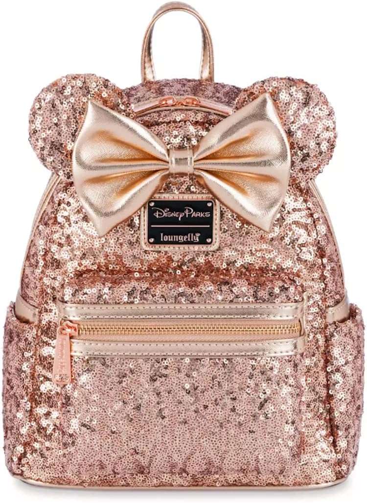 Rose Gold Sequin Mini Backpack A73261