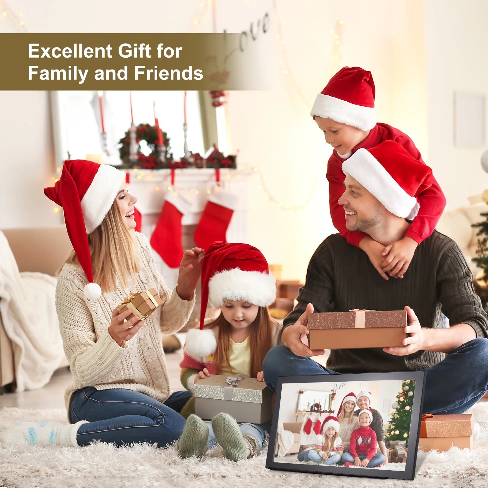 21.5-Inch WiFi Digital Picture Frame with IPS Screen R31446