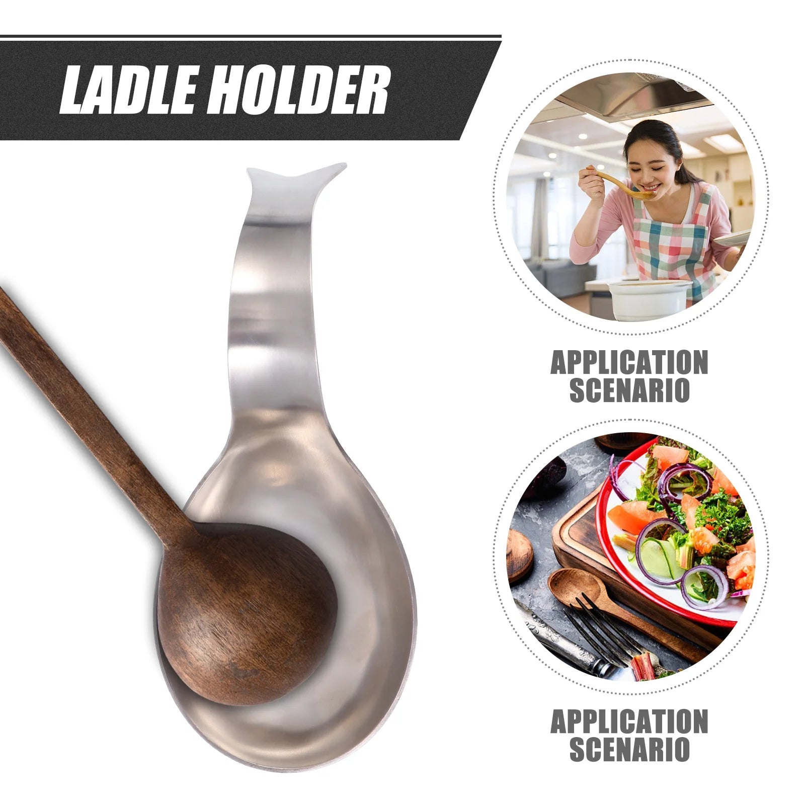 Stainless Steel Spoon Rest I102373