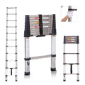 16.5FT Stainless Steel Folding Ladder X626