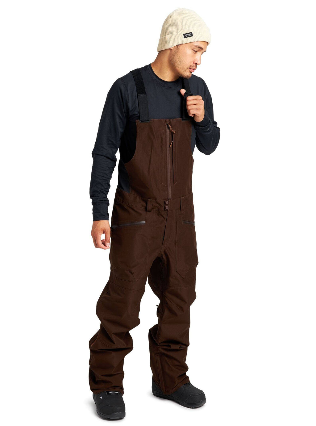 Seal Brown L GORE-TEX Bib Pant D962