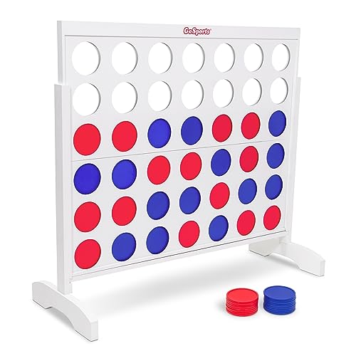 4 Foot Width Giant Portable 4 in a Row Game with Carry Case X254