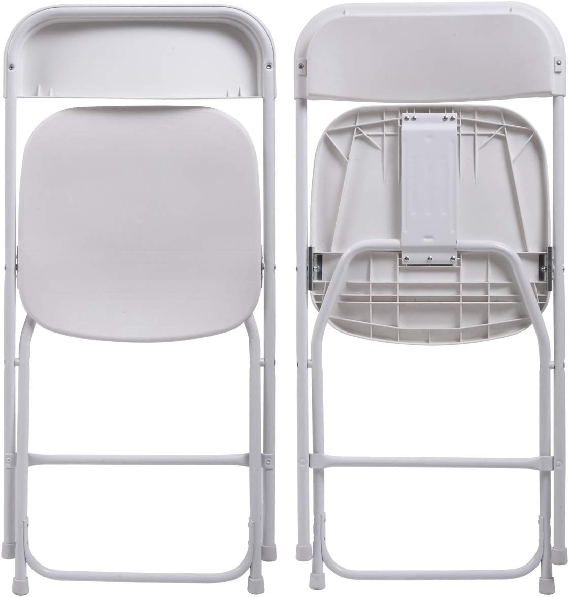 10-Pack White Plastic Folding Chair R575