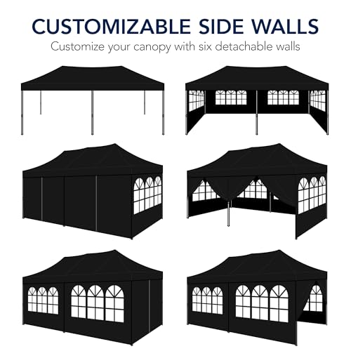 10x20 Heavy Duty Waterproof Outdoor Canopy Tent with Sidewalls L667