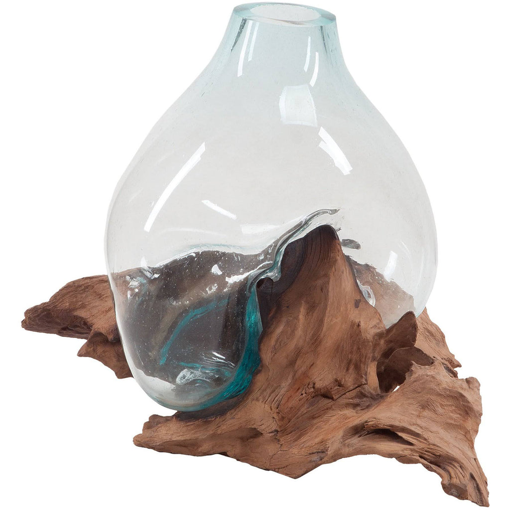 Driftwood Glass Bottle X3295