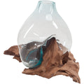 Driftwood Glass Bottle X3295