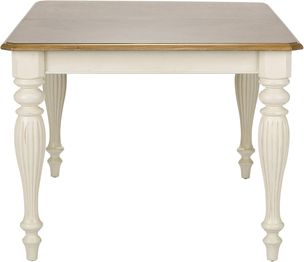 7 Piece Rectangular Table Set White C17952