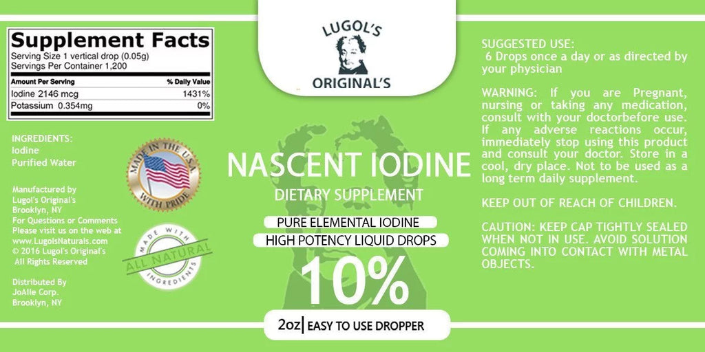 2 oz Nascent Iodine Liquid Drops I30017