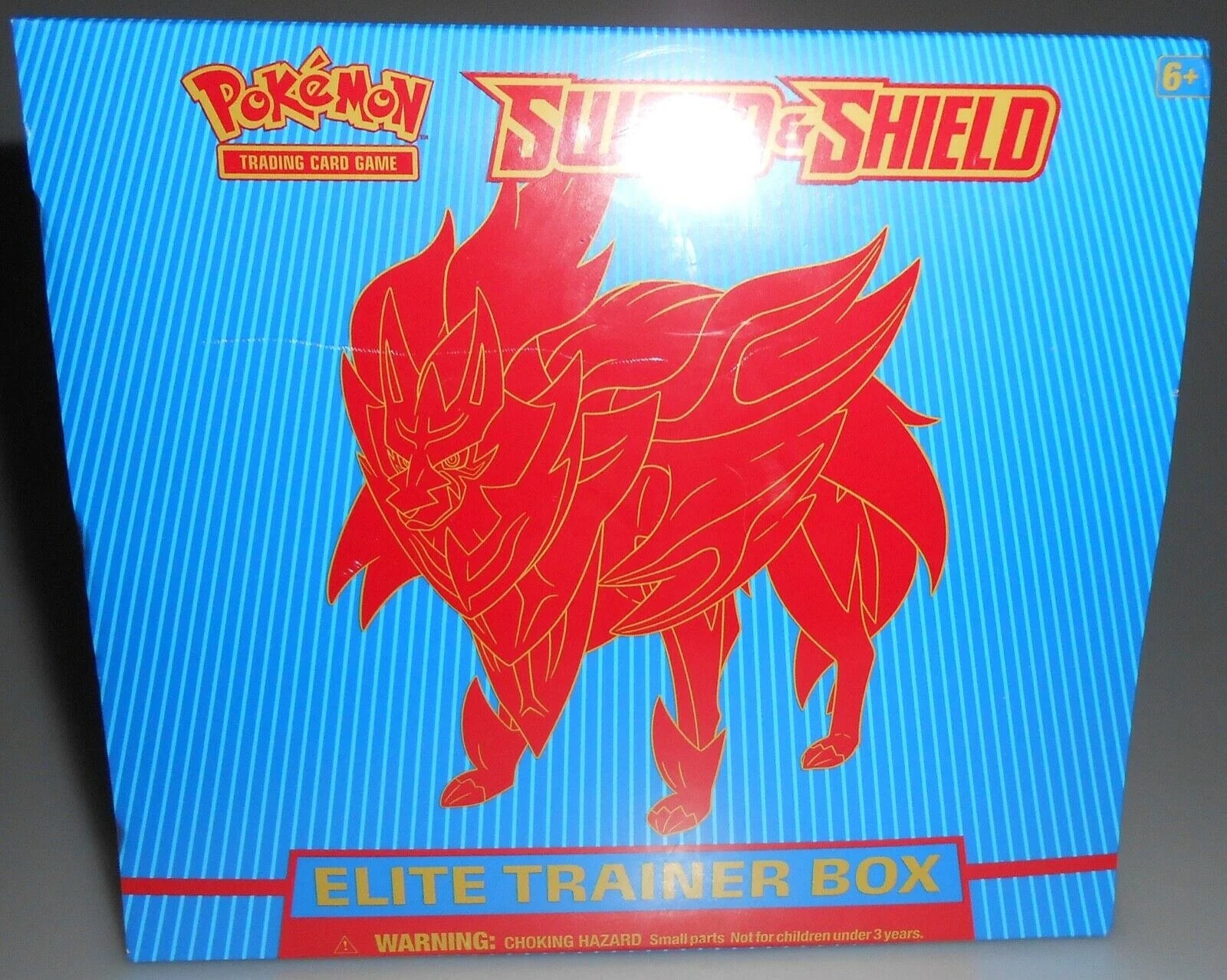 Pokemon Sword and Shield Elite Trainer Box Factory Sealed 2021 Blue V1416