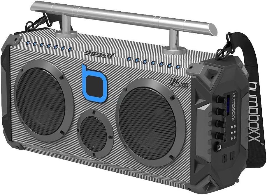 Black Graffiti Retro Bluetooth Boombox X9503