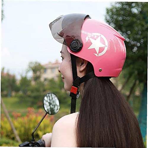 Open Face Motorcycle Helmet with Visor S525806