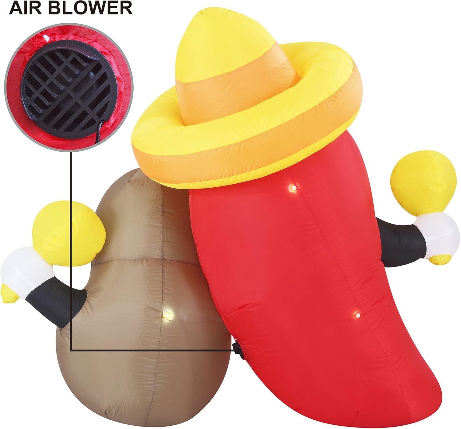 6 FT Inflatable Decoration with LEDs G1535