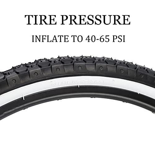 2 Pack 24/26x2.125 Inch Folding Replacement Bike Tire U80517