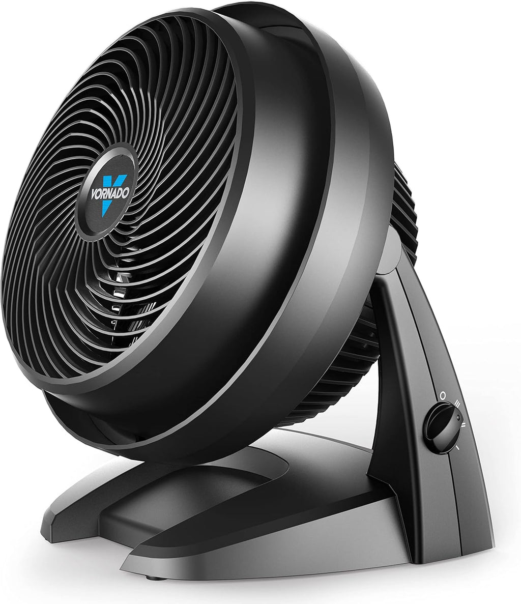 Black 3 Speeds Air Circulator Fan P1938