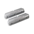 Silver Powdercoated Cast Aluminum Valve Covers for Small Block Ford Windsor D9574