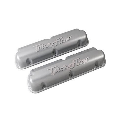 Silver Powdercoated Cast Aluminum Valve Covers for Small Block Ford Windsor D9574