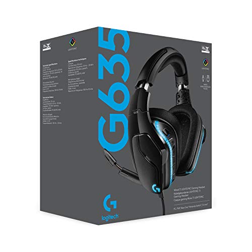 Black 7.1 Surround Sound PC Gaming Headset G35841