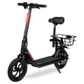 36V Seated Electric Scooter with Basket, 250W Motor, Max Speed 15mph K1898