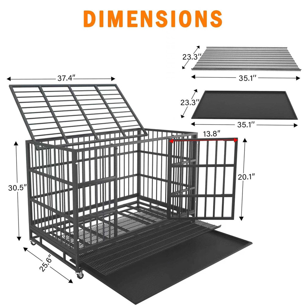 48 inch Heavy Duty Metal Dog Crate N945182