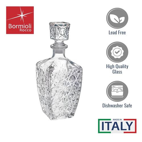 23.75 oz Glass Decanter with Airtight Stopper I48733