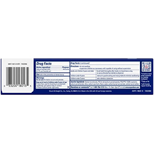 Baking Soda Peroxide Tartar Control Toothpaste G44919
