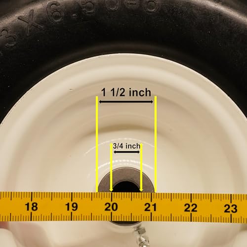 15x6.00-6 Flat Free Tire and Wheel Assembly X892